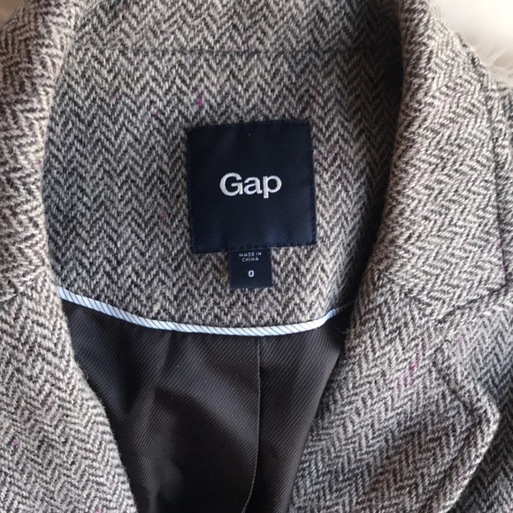 Gap wool brown blazer 0 - Picture 2 of 8